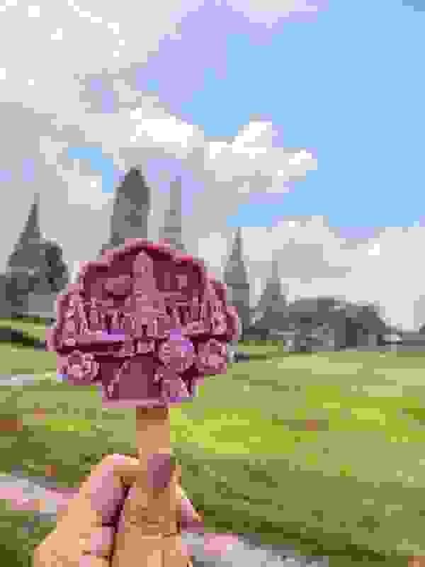 ayutthaya pop icon 3D ice cream