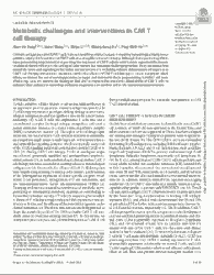 彭湛傑博士生於瑞士洛桑大學合作時在國際期刊上發表的CAR-T細胞治療回顧文章