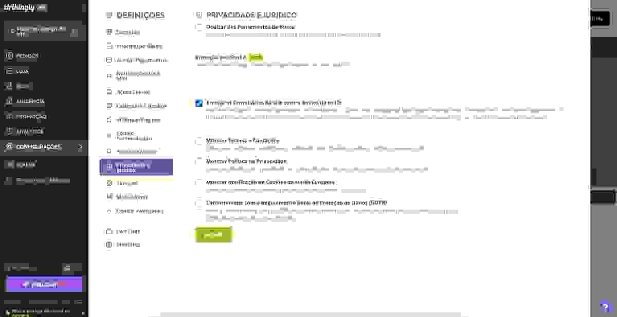 Política de Privacidade Facilitada com Strikingly: Um Guia Passo a Passo para 2024