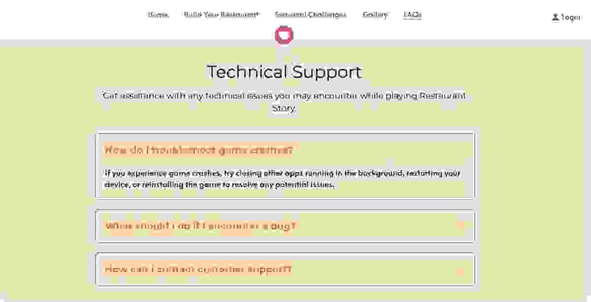 Ontwerp uw FAQ-pagina met Strikingly
