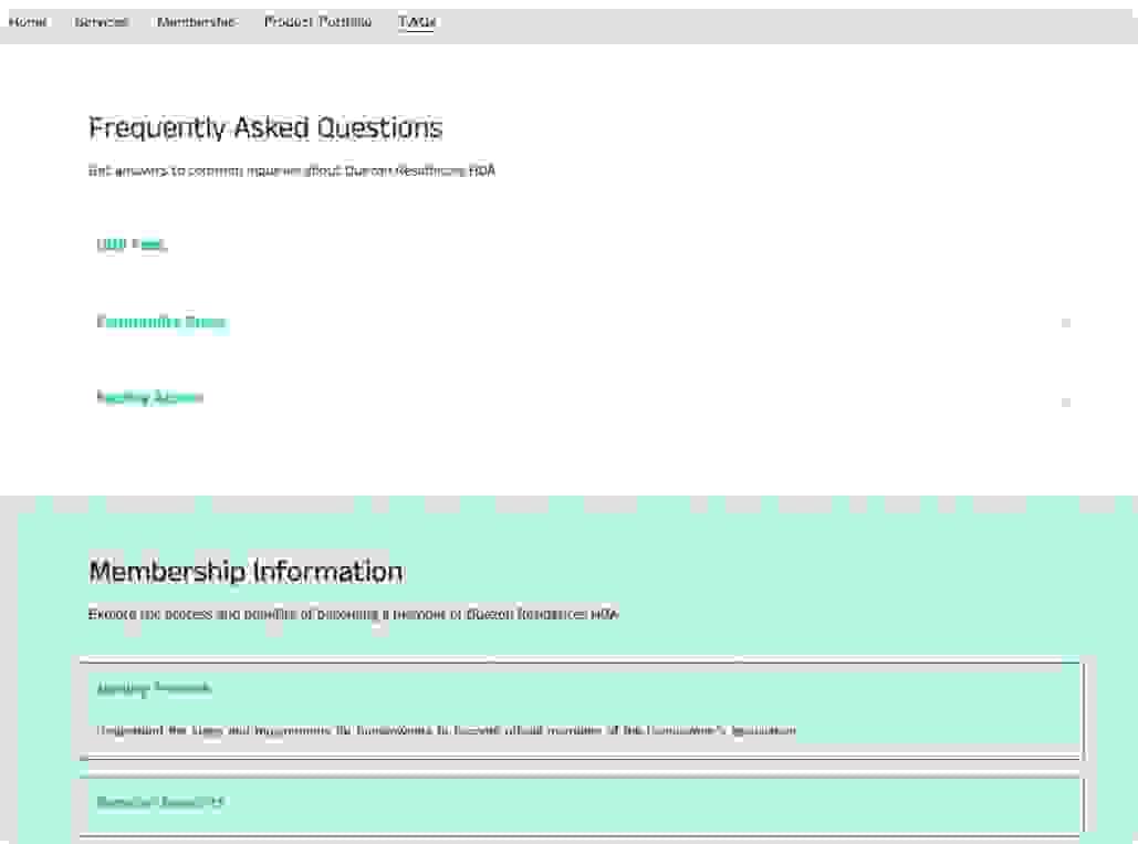 Gestalten Sie Ihre FAQ-Seite mit Strikingly