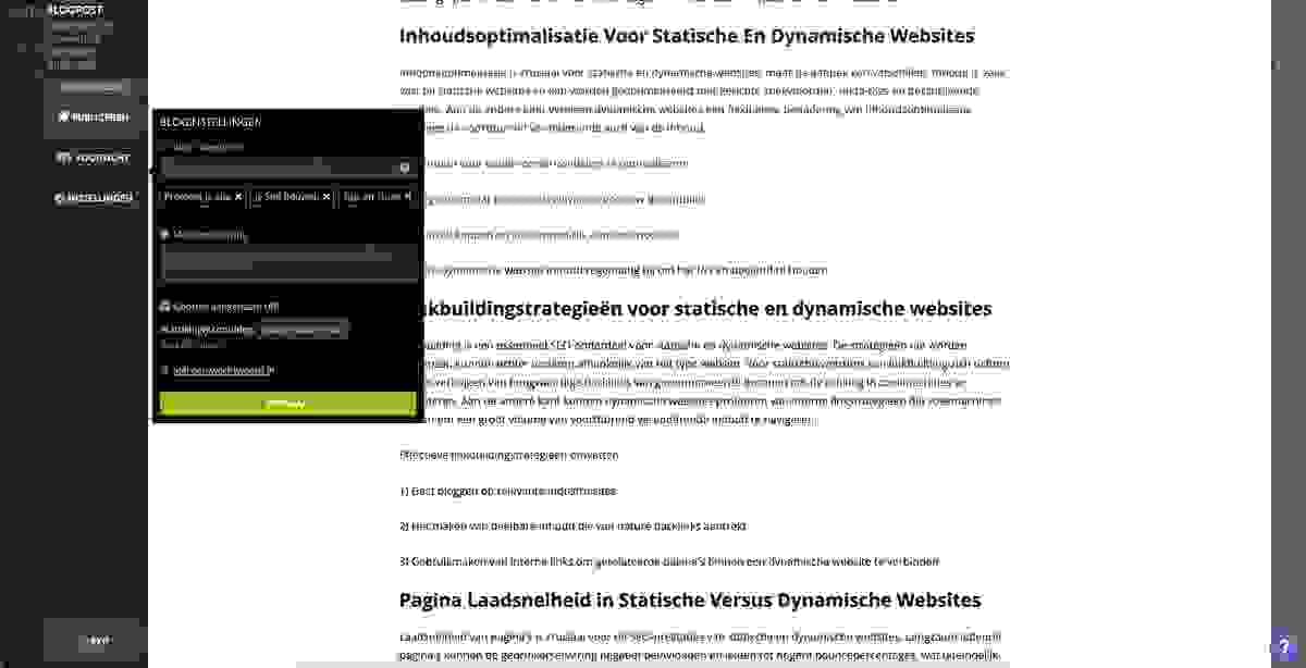Cruciale Keuzes: Navigeren door de SEO-impact van Statische versus Dynamische Website Ontwerpen