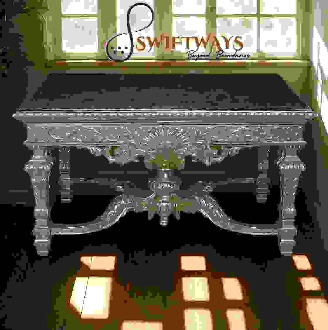Our designs are inspired by the rich cultural heritage of India, from the intricate patterns of the Mughal era to the simplicity of modern elegance. SwiftWays creates pieces that are not only visually stunning but also functional, ensuring they fit seamlessly into contemporary living spaces while telling a story of tradition and artistry. Timeless Design What We Create Swiftways blends India’s rich heritage of craftsmanship with contemporary design to create bespoke luxury silver furniture. Inspired by centuries-old artistry from the Indus Valley to the Mughal era each handcrafted piece showcases exceptional quality, intricate detailing, and a deep cultural legacy. Committed to sustainability and tradition, Swiftways offers timeless masterpieces that seamlessly fuse history with modern innovation.