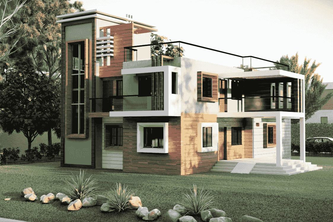 shipping container house design integrated garden