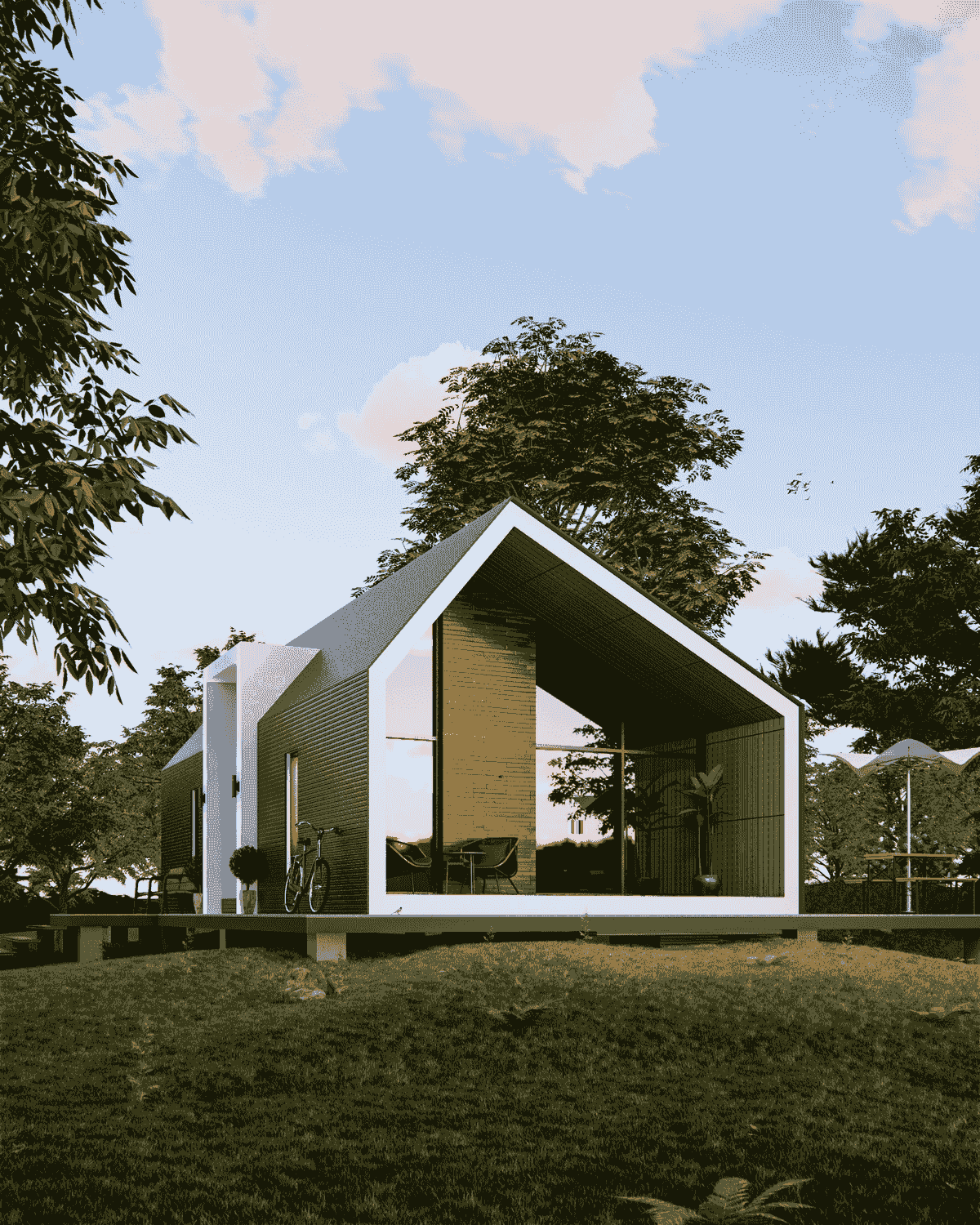 Modern prefab small homes customization features installation