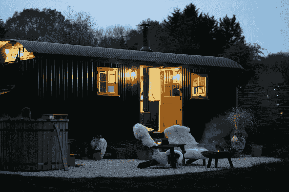 Prefabricated Shipping Containers used in Trendy Pop-Up Shop