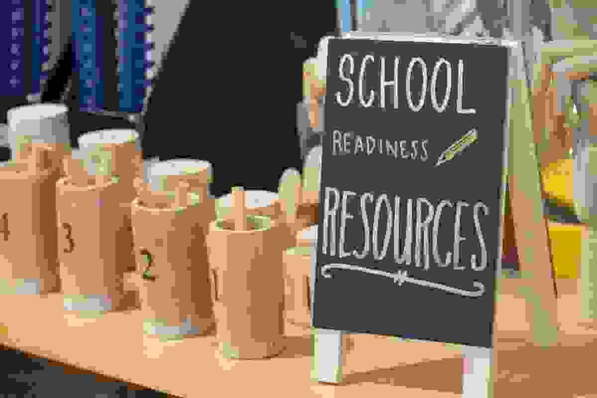 School readiness resources in the preschool room School readiness resources in the preschool room