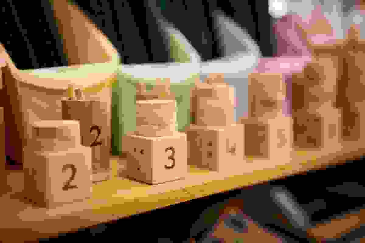 Wooden number blocks for early numeracy learning Wooden number blocks for early numeracy learning
