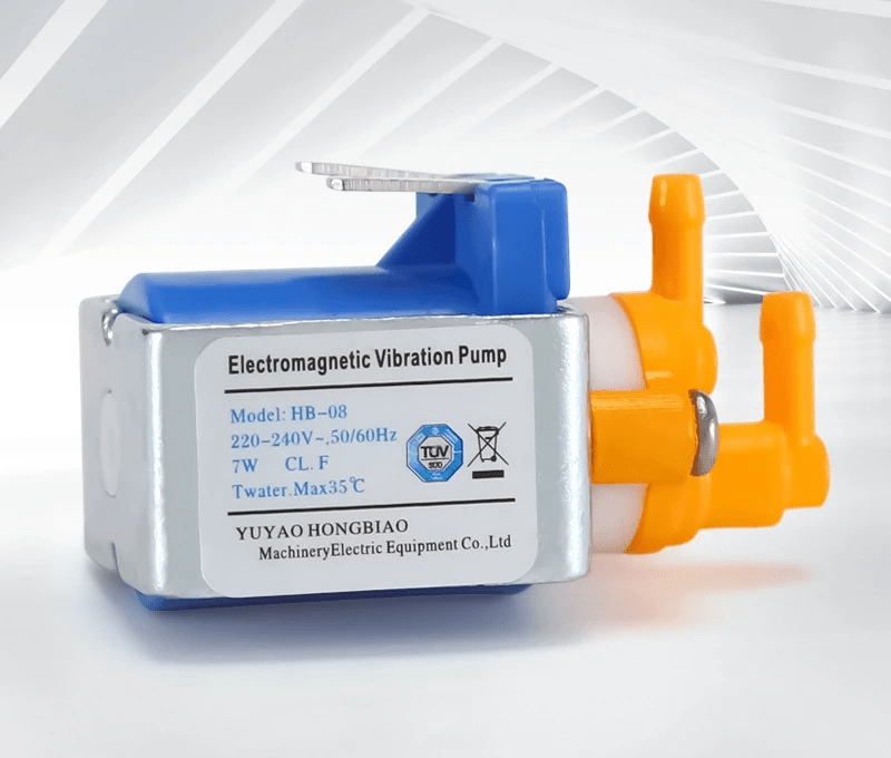 Imagine a lightweight water pump with the mighty force to drive water flow. This is precisely what the HB-08 Micro Electromagnetic Water Pump represents. With a rated power of only 0.007 kilowatts, it demonstrates astonishing performance, providing stable and reliable water flow in both home and commercial settings.