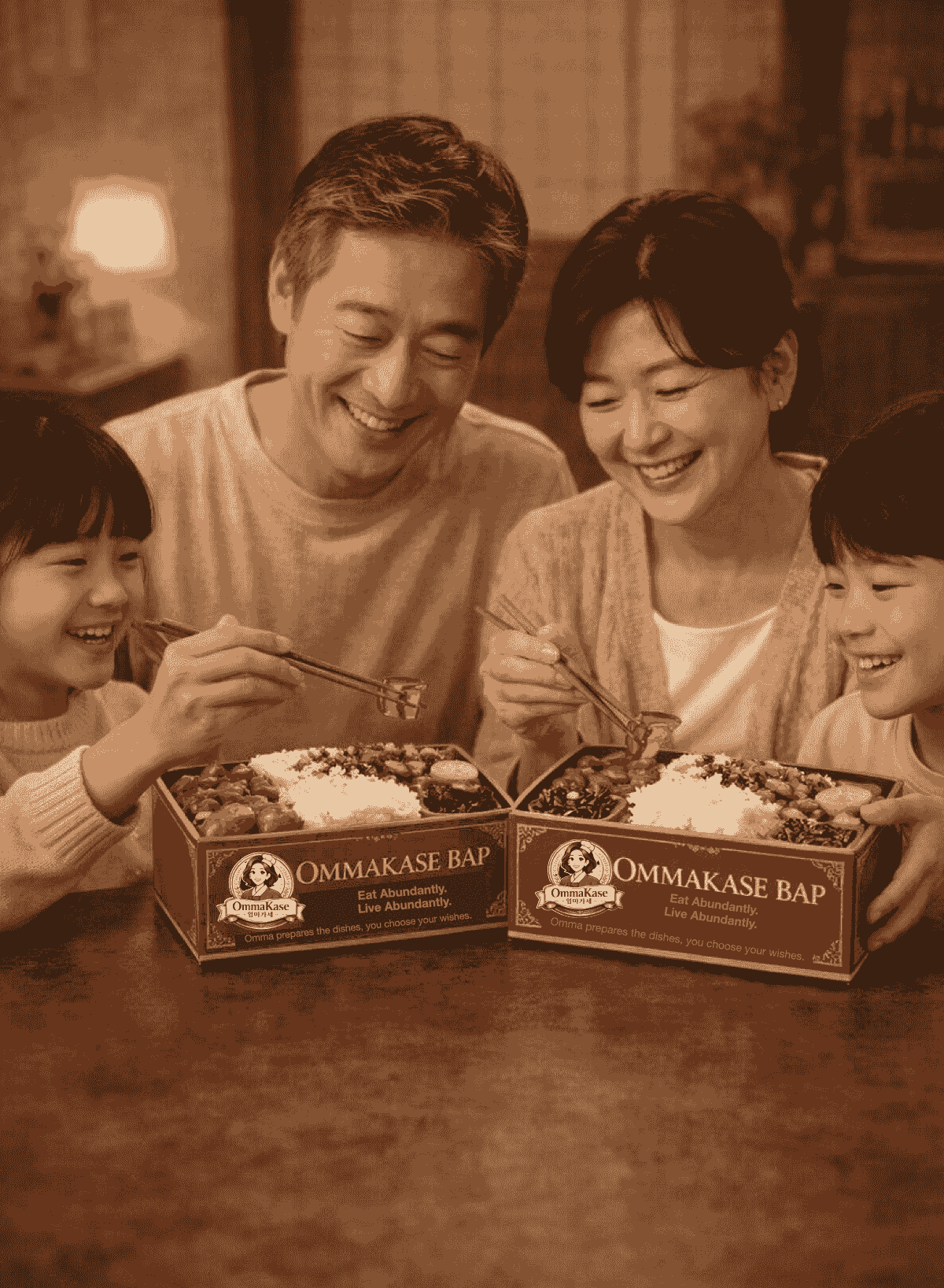 — Joon Kim “Dining at OmmaKase feels like a warm embrace. The elegant presentation of each dish elevates the whole experience.” Discover why our guests love the OmmaKase experience OmmaKase is a Korean rice box concept where a wide spread of dishes is prepared for you, and you choose what you feel like eating — just like how a mother cooks at home.
It is presented with the elegance of a Korean royal kitchen, blending warmth, abundance, and refined beauty into a comforting yet elevated dining experience. — Joon Kim “Dining at OmmaKase feels like a warm embrace. The elegant presentation of each dish elevates the whole experience.” Discover why our guests love the OmmaKase experience OmmaKase is a Korean rice box concept where a wide spread of dishes is prepared for you, and you choose what you feel like eating — just like how a mother cooks at home.
It is presented with the elegance of a Korean royal kitchen, blending warmth, abundance, and refined beauty into a comforting yet elevated dining experience.