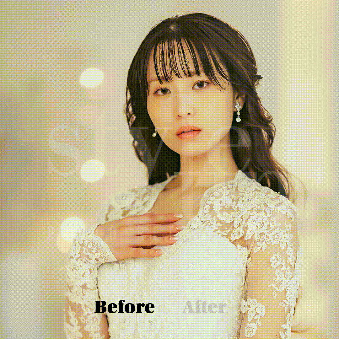 結婚式写真の補正ならスタイルアップ（style up）