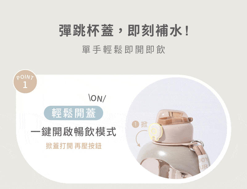 LilyCC x 台灣良杯製所團購 - KEYWORD運動手把大容量水壺