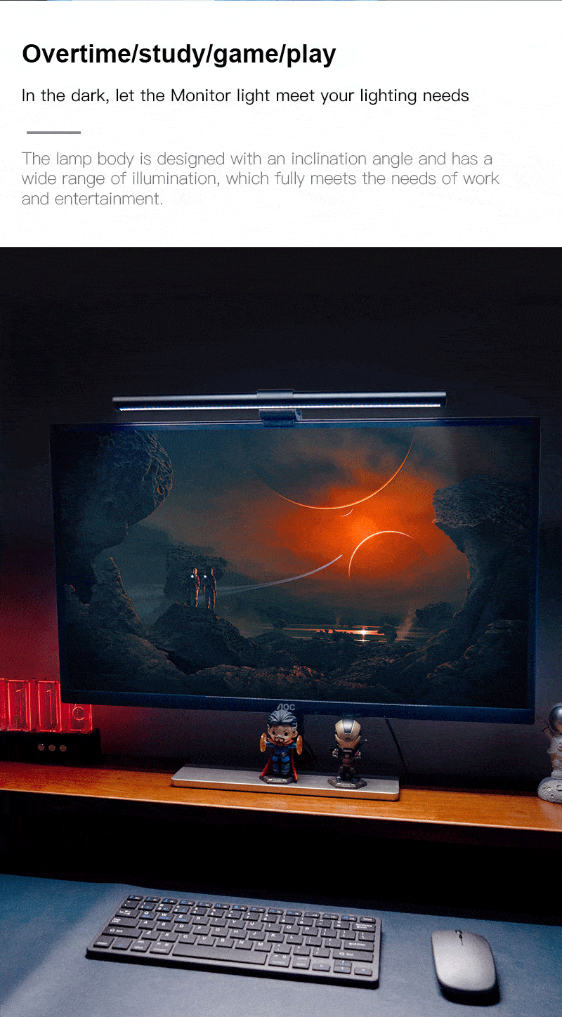 【LED-802E】 Remote Control Monitor Light