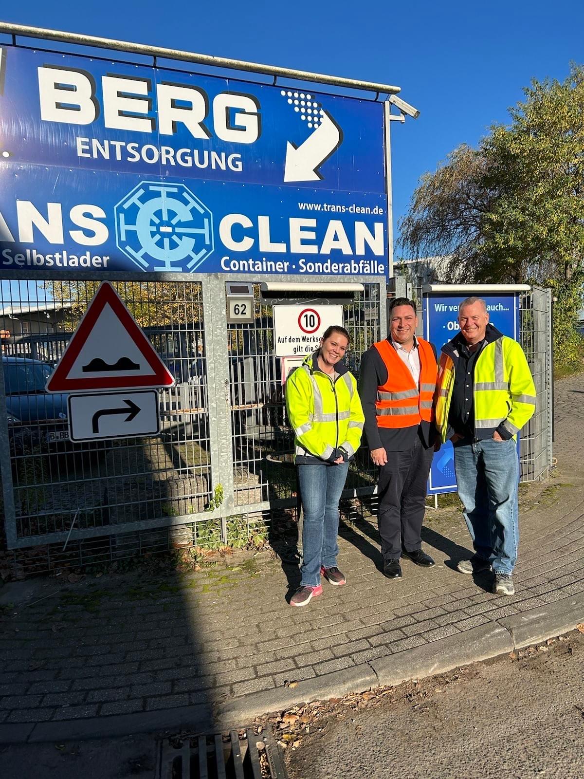 Besuch beim Entsorgungsunternehmen Andreas Berg