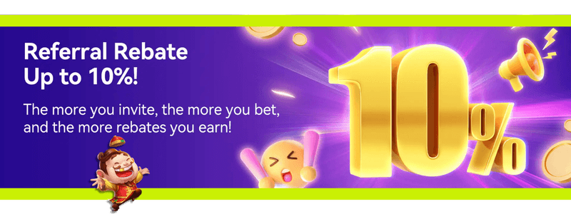 HengOngBet Official Malaysia Referral Rebate 10%