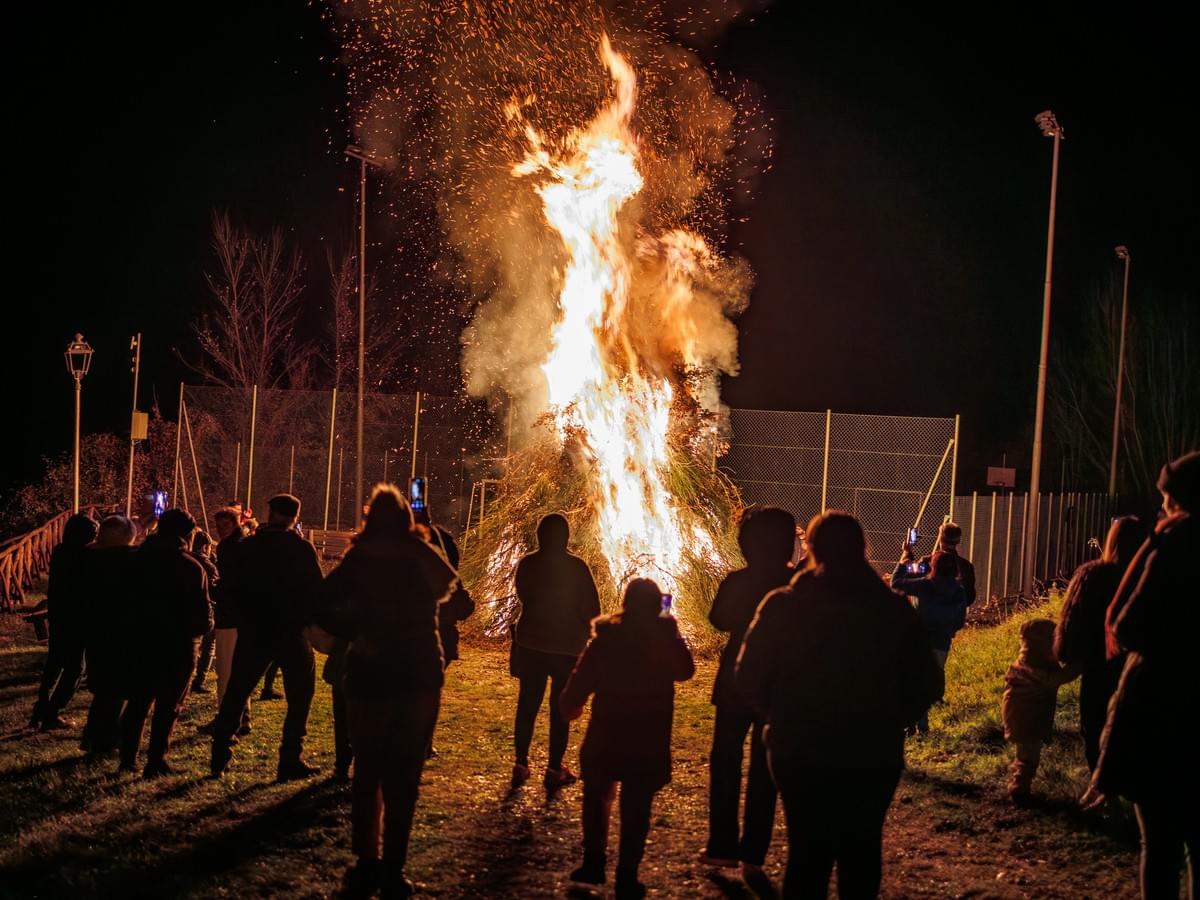 Visiting Franca, Vallo di Nera resident