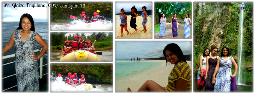 Ms. Glaiza Frigillana - Cagayan De Oro & Camiguin Tour '13