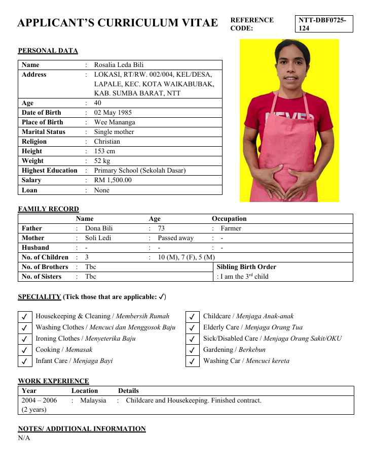 Rosalia Leda Bili NTT-DBF0725-124