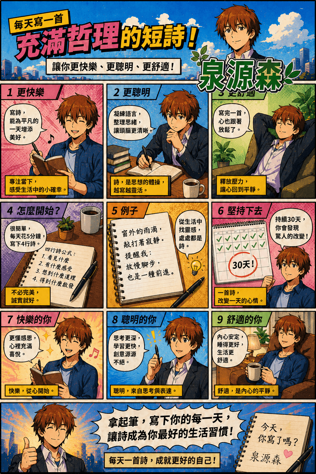 每天寫小詩，使你更快樂