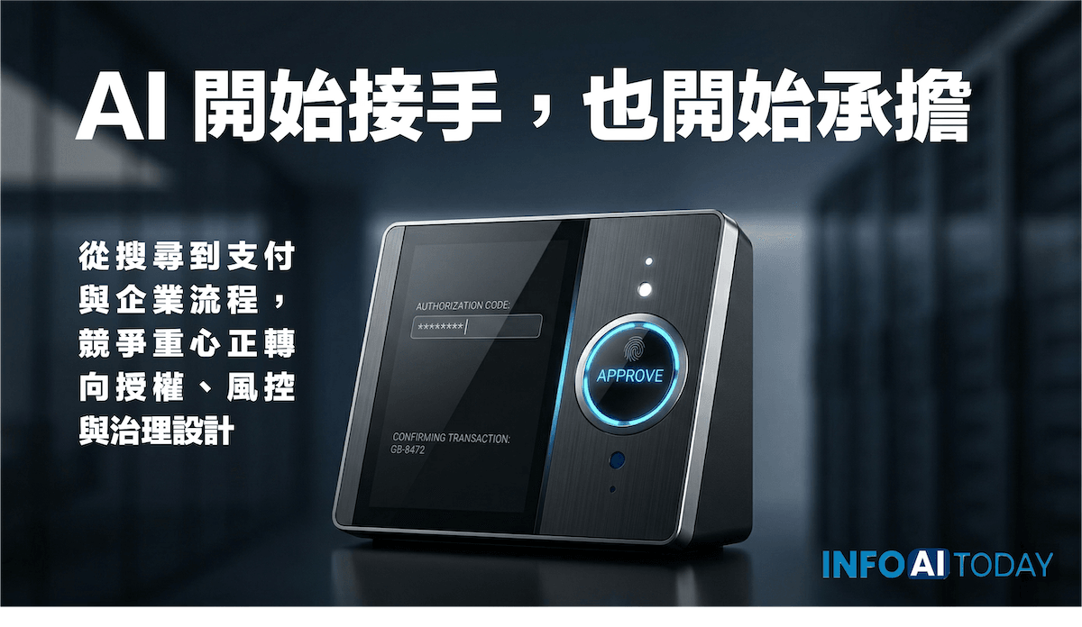 InfoAI Today| AI 正在從回答問題走向接手工作，從 Anthropic 與 OpenAI 的分級開放、Visa 的 Agent 支付、Google 與 Perplexity 的任務入口，到資料中心電價與治理成本。