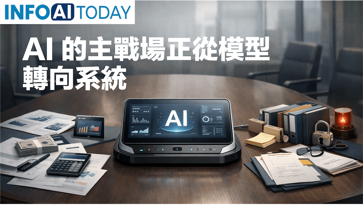 InfoAI Today| AI 競爭已從模型能力之爭，轉向變現能力、工作流整合與責任承擔。