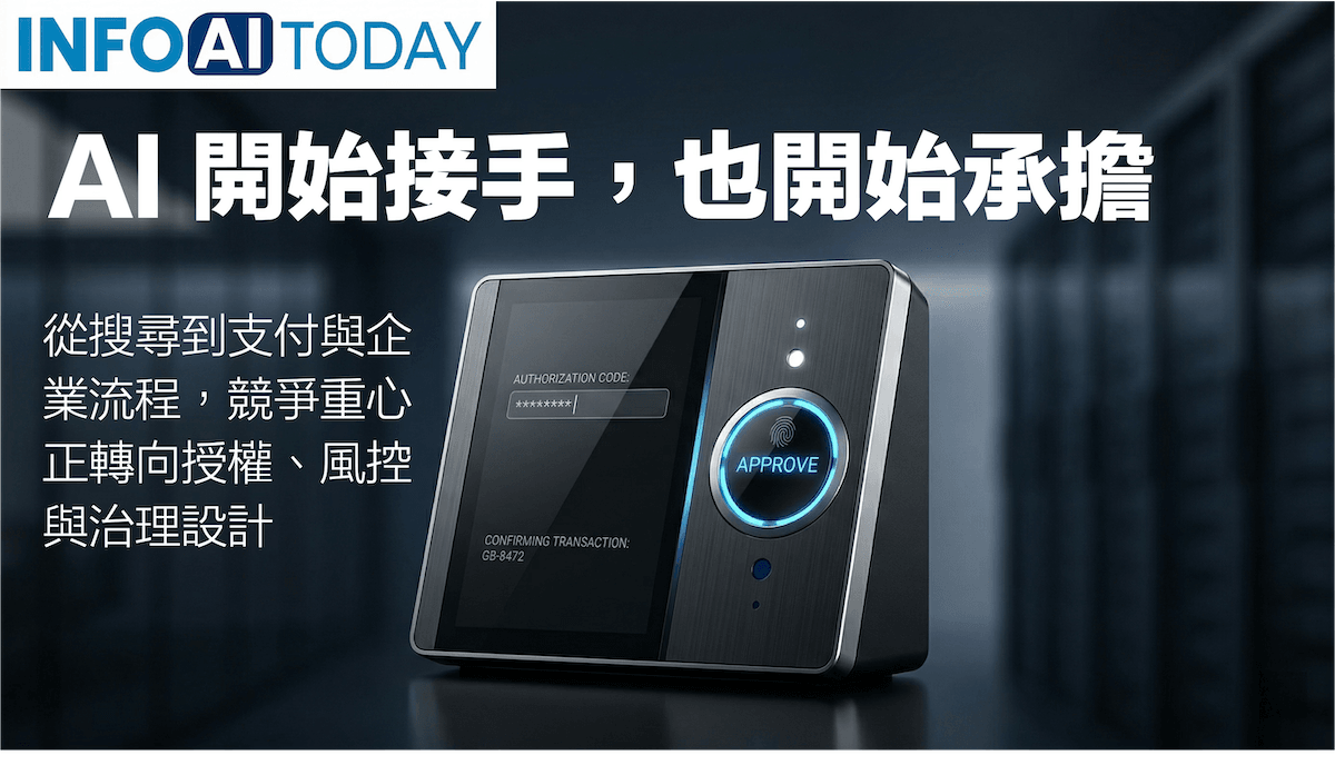 InfoAI Today| AI 正在從回答問題走向接手工作，從 Anthropic 與 OpenAI 的分級開放、Visa 的 Agent 支付、Google 與 Perplexity 的任務入口，到資料中心電價與治理成本。