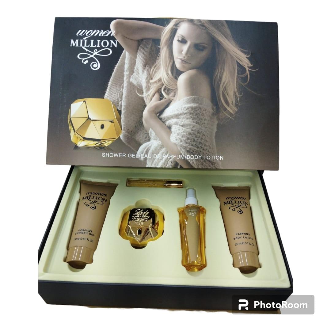 Set de Perfume Women Million 5 piezas.
