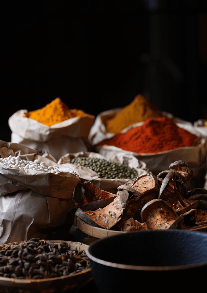 Especias para productos alimentarios