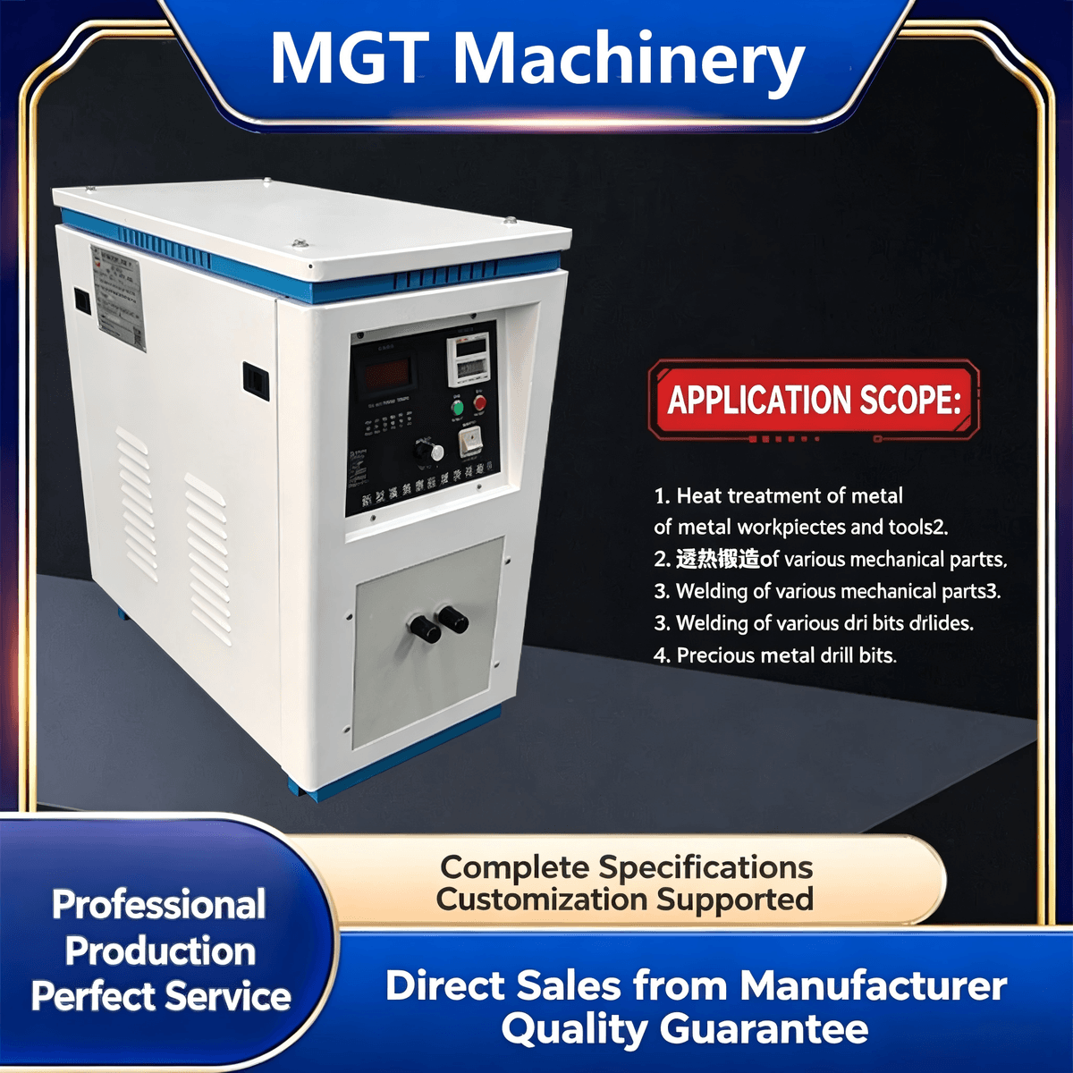 Induction Heating Equipment for Tthrough-heat Forging, Heat Treatment, Quenching and Tempering