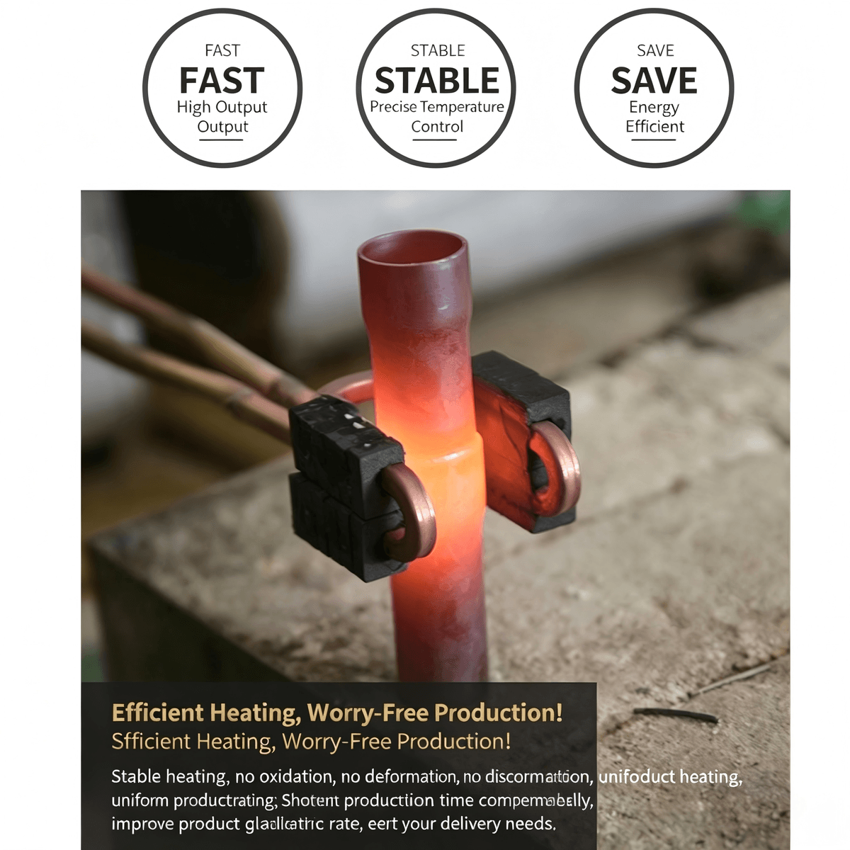 Induction Heating Equipment for Tthrough-heat Forging, Heat Treatment, Quenching and Tempering