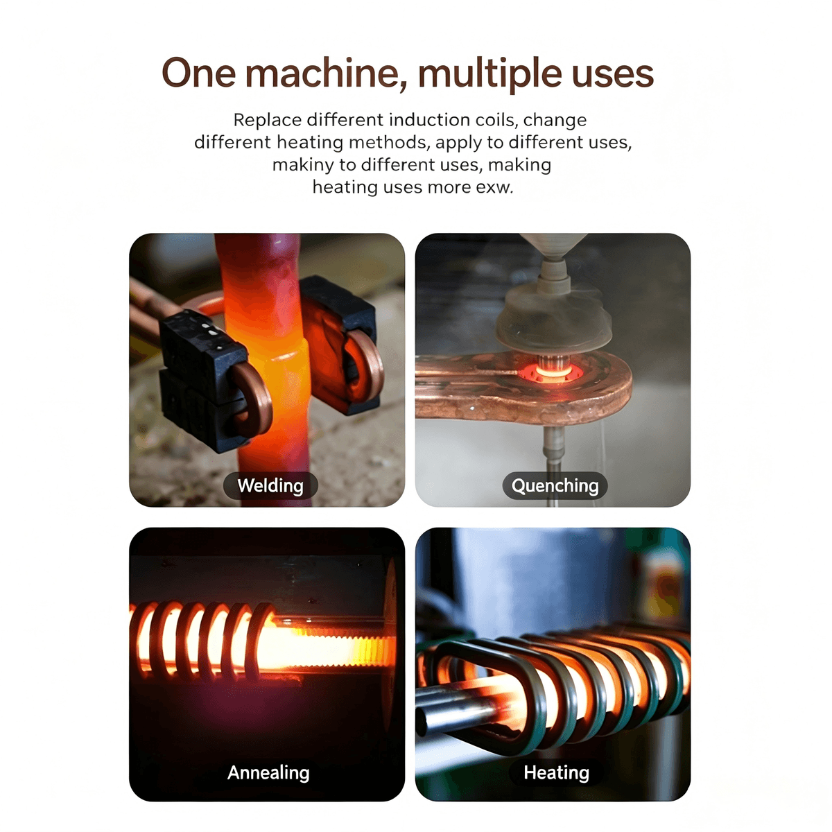 Induction Heating Equipment for Tthrough-heat Forging, Heat Treatment, Quenching and Tempering