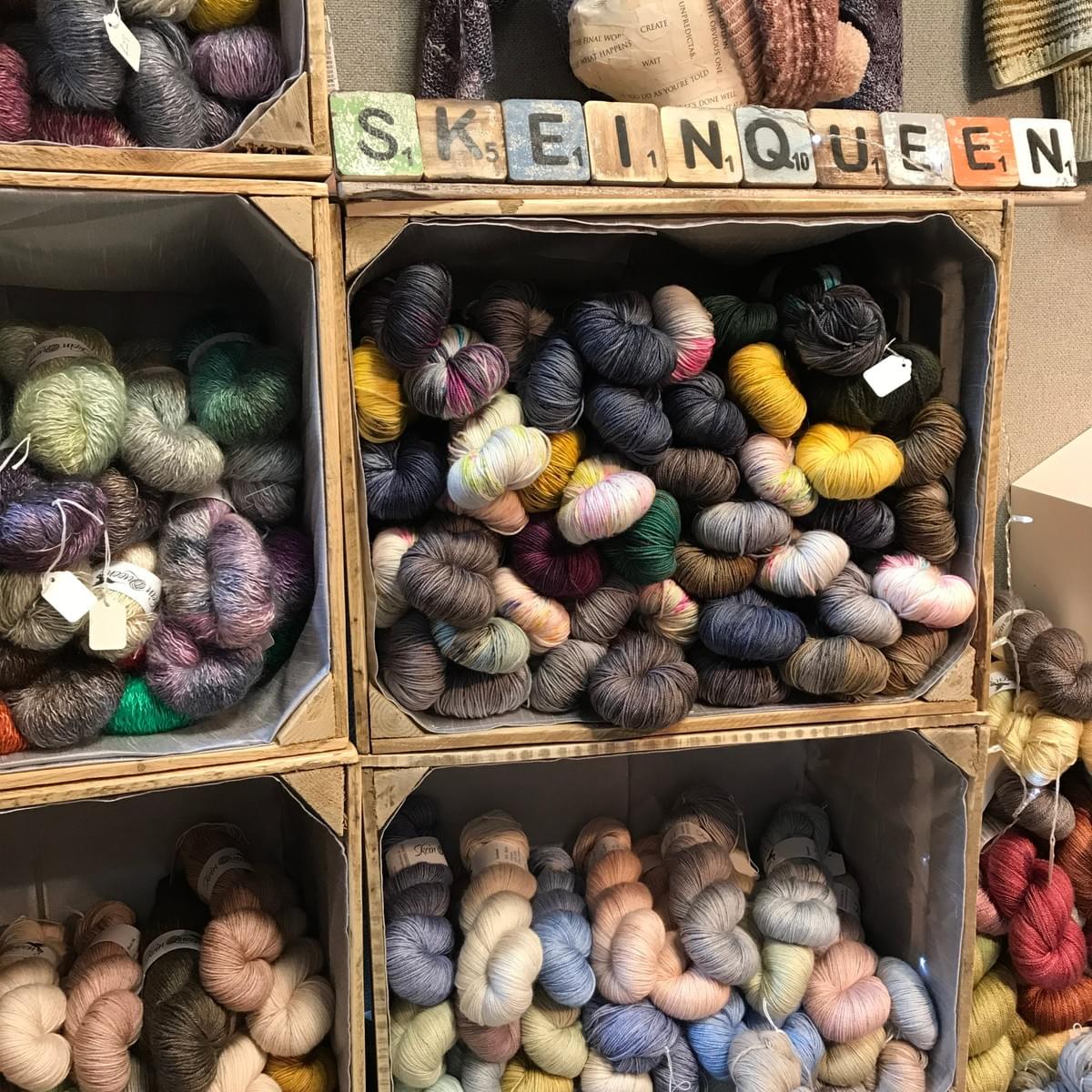 Skein Queen Yarns stall