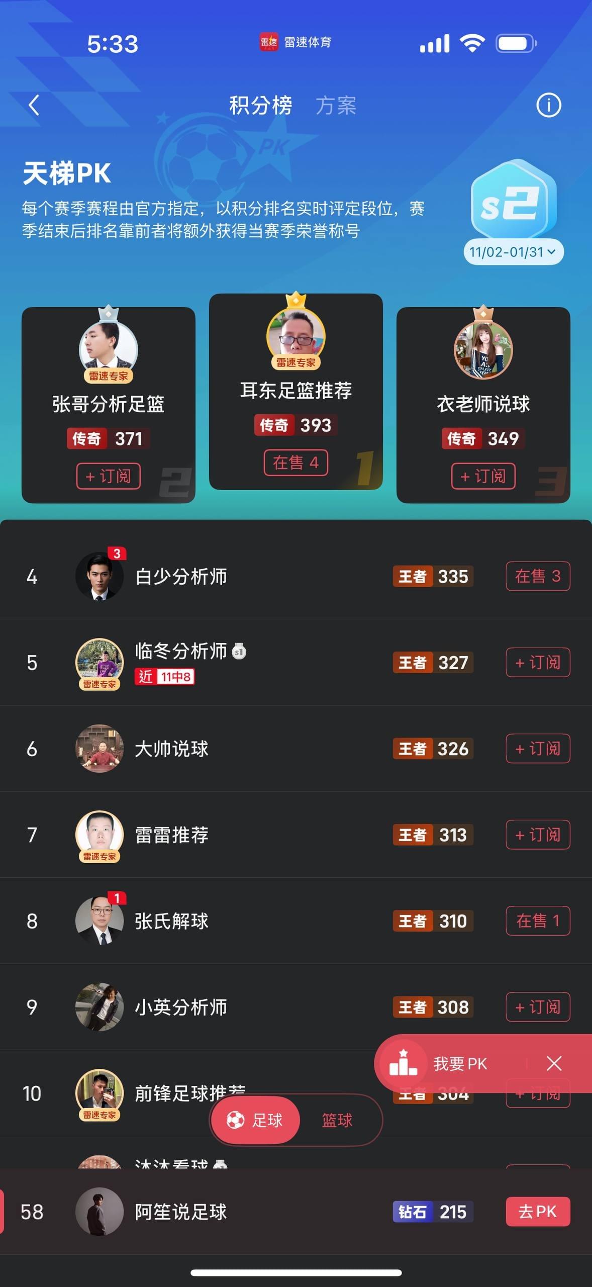 雷速体育 阿笙反波 反波阿笙 阿笙 天梯PK 雷速号 预测号 阿笙说足球 阿笙玩反波 阿笙玩正波 雷速