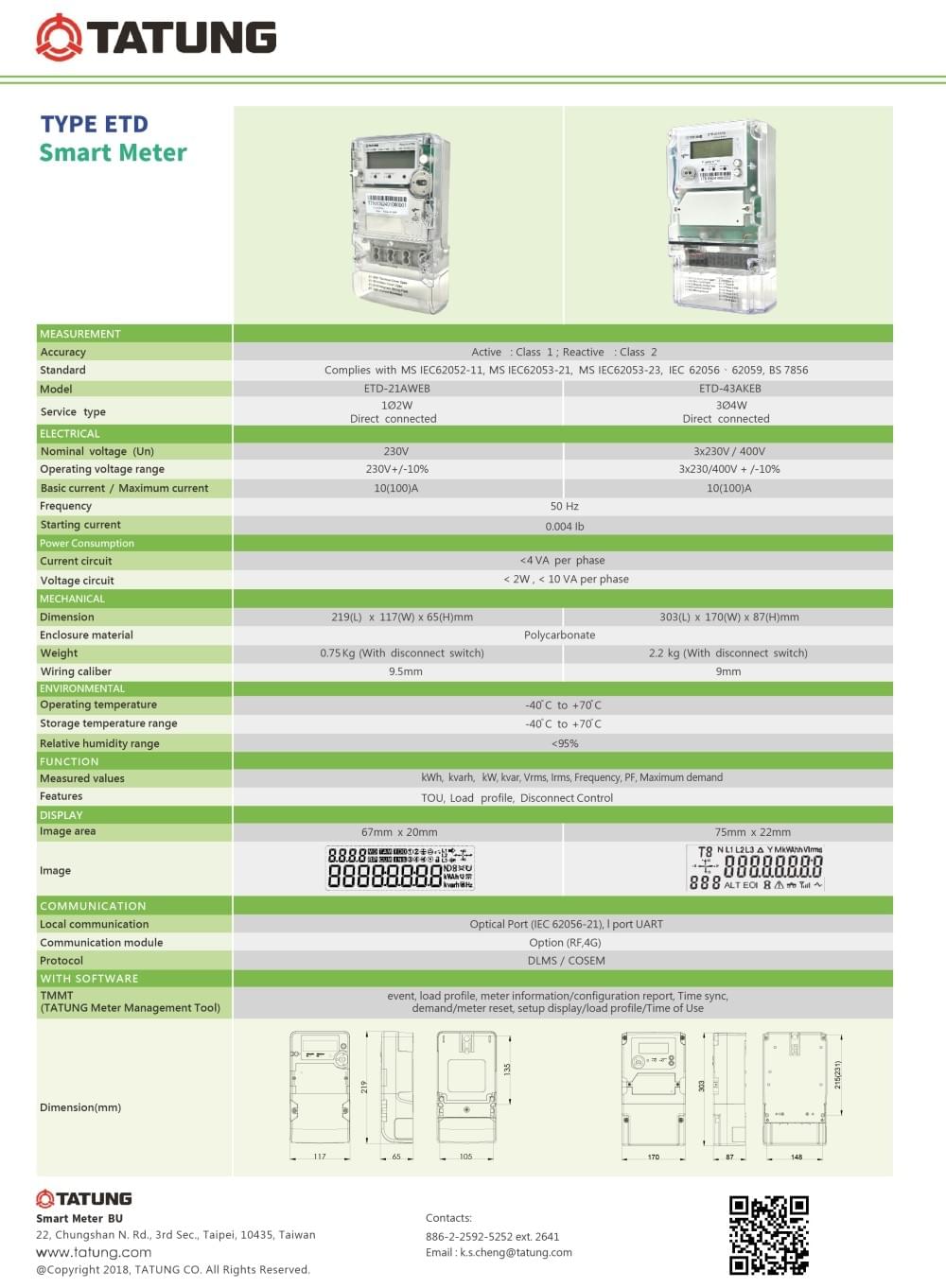 IEC 外銷專用機種 ETD-43AKEB