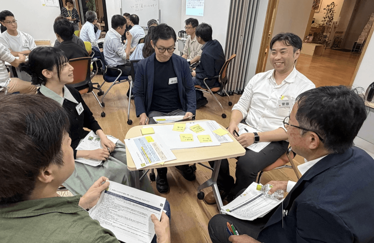 いろんな面白いアイデアが、いろんな組合せから生まれましたー！
