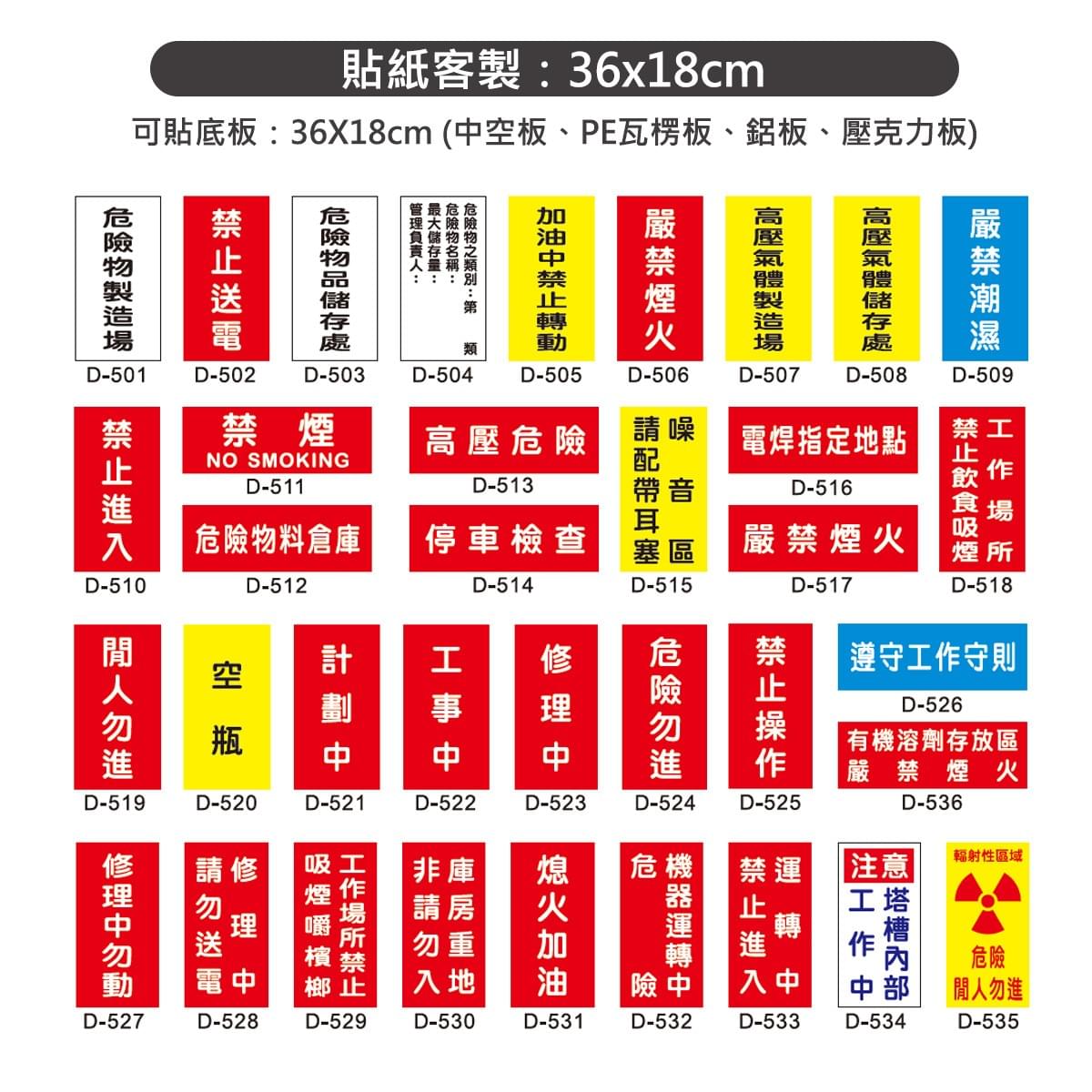 警告牌、標示牌、廠區提醒牌、警告牌、標示牌、廠區提醒牌