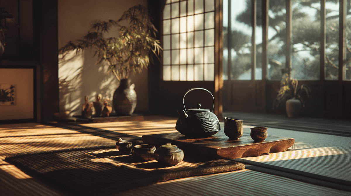 Japanese matcha tea ceremony symbolizing mindfulness, slowing down, and conscious recovery from burnout