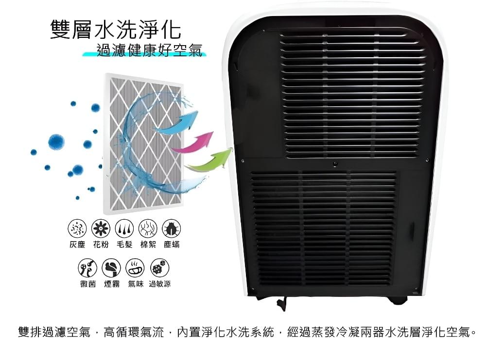 〈PC18-AM1E〉 工業移動式冷氣7~14坪