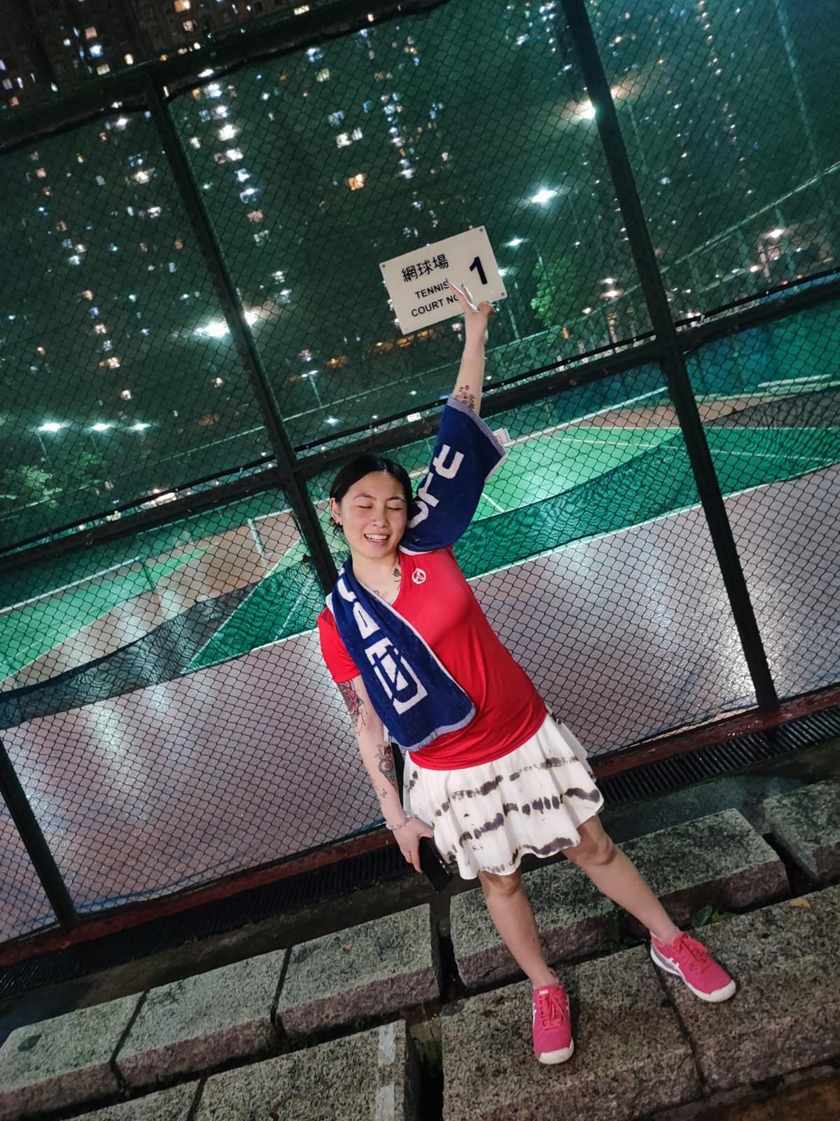 We formulate personalized training plans based on the needs and goals of each student, helping you quickly improve your tennis level. personalized training plan Our service I am a tennis coach, my name is Ashley Chan. I was ranked first in women's doubles in Hong Kong for five years. I have ten years of competition experience and five years of teaching experience. I mainly want to promote my online courses and offline courses.