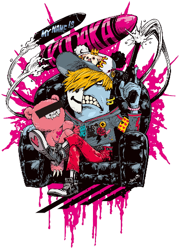 CryptoGames社のNFTアートプラットフォームNFTStudioにて販売中のNFTアート。イラストレーターjbstyle.氏作。ゲームクリエイターであるトゥーキョーゲームス代表小高和剛氏をデザインしています。