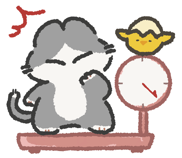 『こんなイラストレーターに依頼したい! ~選ばれるプロのルール』の本文中挿絵イラストです。健康診断をしっかり受けてほしい、といった内容のために制作していただきました。ねこが少し太っているのがかわいいイラストです。 『こんなイラストレーターに依頼したい! ~選ばれるプロのルール』の本文中挿絵イラストです。健康診断をしっかり受けてほしい、といった内容のために制作していただきました。ねこが少し太っているのがかわいいイラストです。