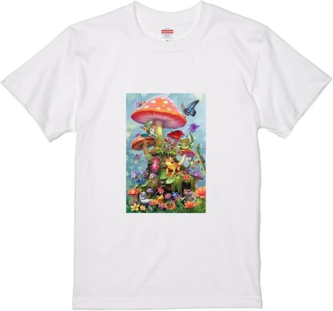 ウクライナ在住のイラストレーターAzotさんのイラストをデザインしたTシャツ『くつろいだカエル』です。