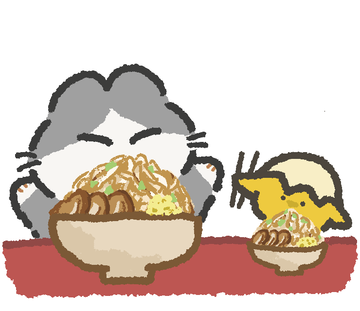 『こんなイラストレーターに依頼したい! ~選ばれるプロのルール』の本文中挿絵イラストです。思い切ってクライアントを食事に誘ってみるのも一手、という内容のために制作していただきました。ラーメン二郎的なお店での会食すてきです。 『こんなイラストレーターに依頼したい! ~選ばれるプロのルール』の本文中挿絵イラストです。思い切ってクライアントを食事に誘ってみるのも一手、という内容のために制作していただきました。ラーメン二郎的なお店での会食すてきです。