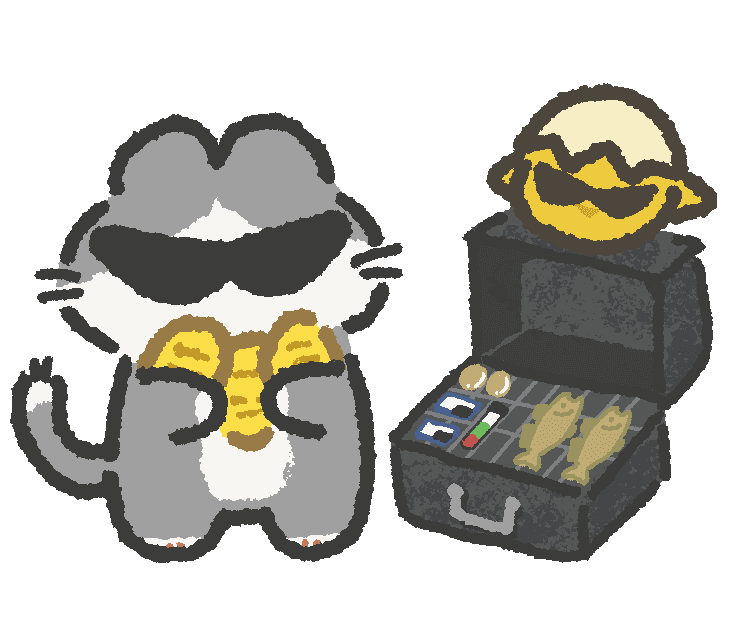 『こんなイラストレーターに依頼したい! ~選ばれるプロのルール』の本文中挿絵イラストです。イラスト制作はれっきとしたビジネスである、という内容のために制作していただきました。スーツケースの中身はとあるサバイバルホラーのゲームをオマージュしています。 『こんなイラストレーターに依頼したい! ~選ばれるプロのルール』の本文中挿絵イラストです。イラスト制作はれっきとしたビジネスである、という内容のために制作していただきました。スーツケースの中身はとあるサバイバルホラーのゲームをオマージュしています。