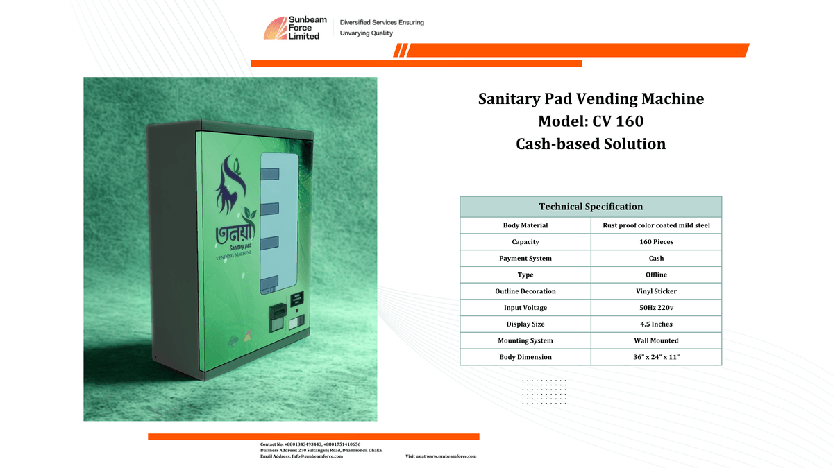 Sanitary Pad Vending Machine