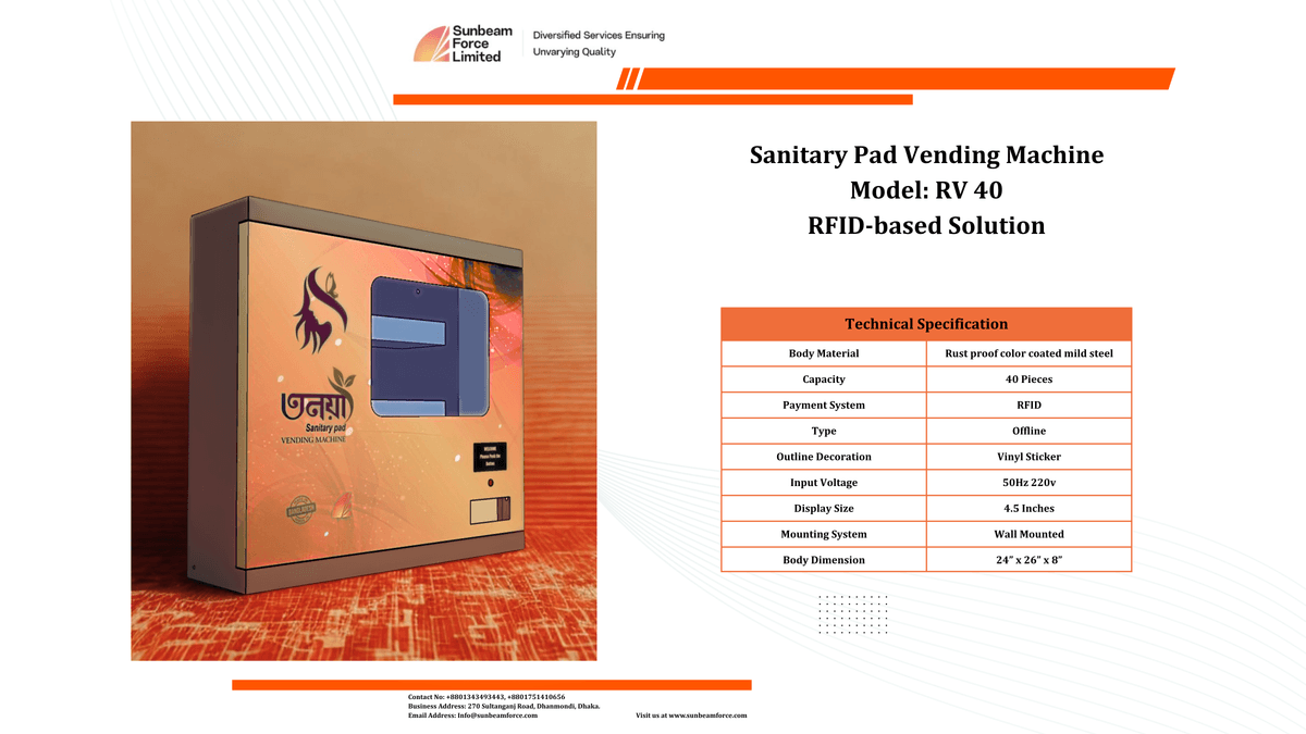 Sanitary Pad Vending Machine