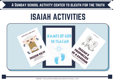 THREE FREE ISAIAH ACTIVITIES