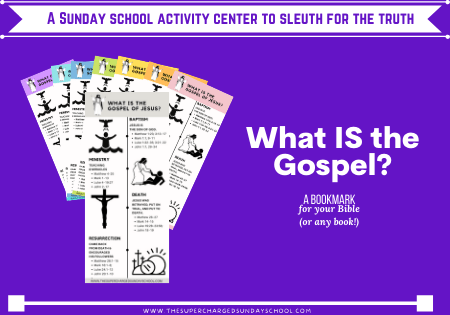 What IS the gospel?  (a bookmark)