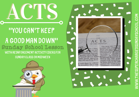 ACTS:  "You Can't Keep a Good Man Down"