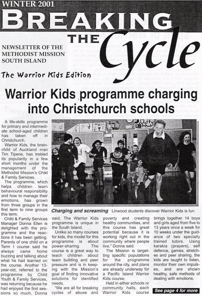 Tim Tipene Warrior Kids
